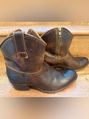 Frye Short Cowboy Boots